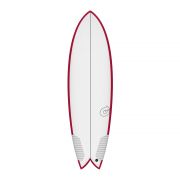 Surfboard TORQ TEC BigBoy Fish 6.10 Rail Berry